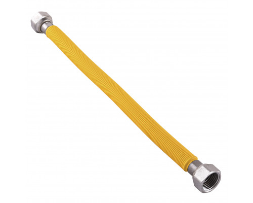 Шланг газовий TUCAI 1/2″х1/2″ ВВ 500мм-850мм ABS PressINOX-9404