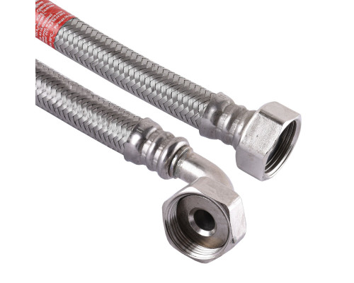 Шланг водяний посилений кутовий TUCAI 3/4″x3/4″ ВВ 0,6м TAQ SUPER CODO HG-3434-600 (201181)