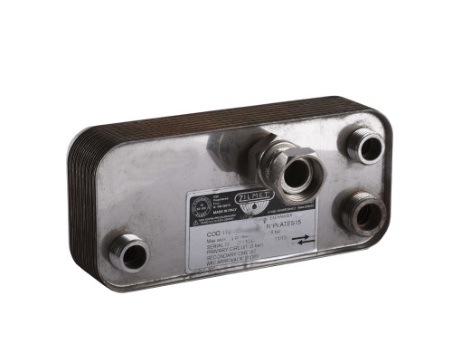Теплообмінник паяний Zilmet ZB195 15P 17B1951502