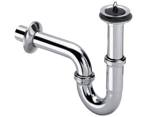 Сифон для умивальника VIEGA 1 1/4″ x 1 1/4″ x60 хром трубний з/г 111298