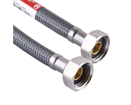 Шланг водяний TUCAI 1/2″х1/2″ BВ 0,4м АНТИКОРОЗІЯ TAQ ACB HG-1212-400 204275