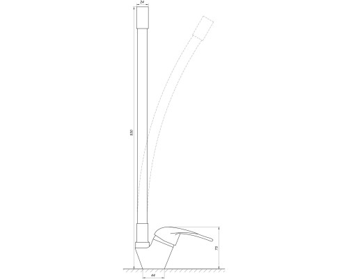 Змішувач для кухні EcoMix ENERGO E-GEZ-203SLR-GRAY