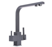 Змішувач для кухні під осмос Globus Lux LAZER GLLR-0111-3-TITANIUM