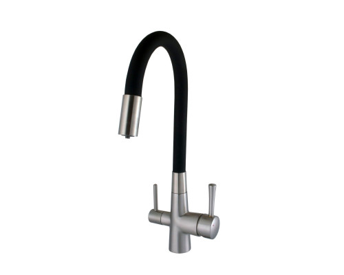 Змішувач для кухні під осмос Globus Lux LAZER GLLR-0903-8-STSTEEL