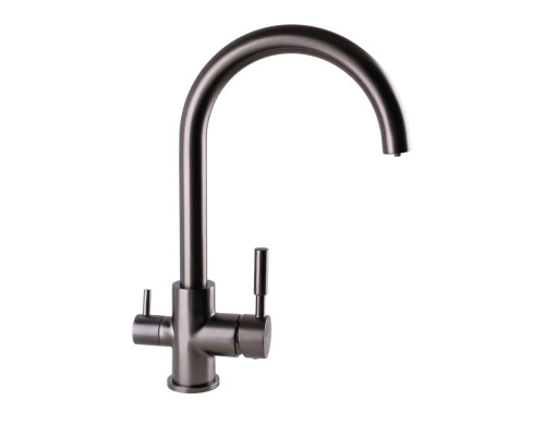 Змішувач для кухні під осмос Globus Lux LAZER GLLR-0333-11-GRAPHITE