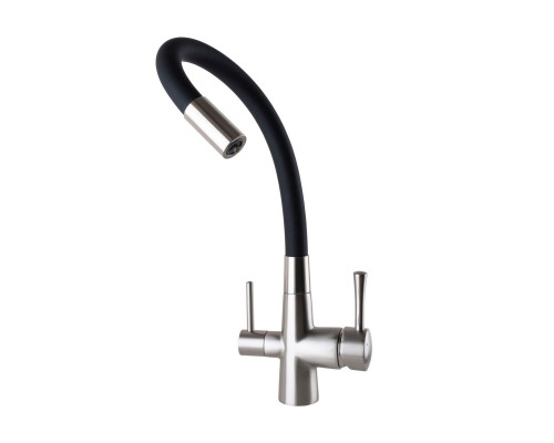 Змішувач для кухні під осмос Globus Lux LAZER GLLR-0903-8-STSTEEL