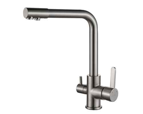 Змішувач для кухні під осмос Globus Lux LAZER GLLR-0444-8-STSTEEL