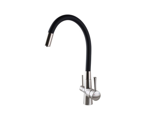 Змішувач для кухні під осмос Globus Lux LAZER GLLR-0903-8-STSTEEL