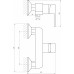 Змішувач для душу Globus Lux Milano GLM-105N-11-Graphite