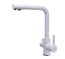 Змішувач для кухні під осмос Globus Lux LAZER GLLR-0444-7-WHITE