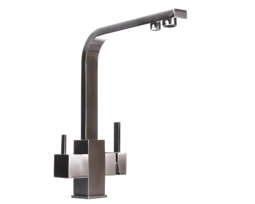 Змішувач для кухні під осмос Globus Lux LAZER GLLR-0111-8-STSTEEL