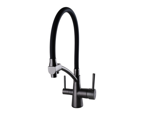 Змішувач для кухні під осмос Globus Lux LAZER GLLR-0700-11-GRAPHITE
