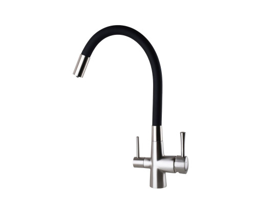 Змішувач для кухні під осмос Globus Lux LAZER GLLR-0903-8-STSTEEL