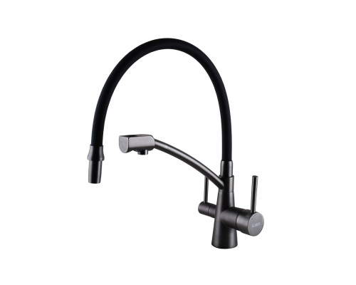 Змішувач для кухні під осмос Globus Lux LAZER GLLR-0700-11-GRAPHITE