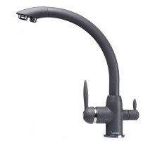 Змішувач для кухні під осмос Globus Lux LAZER GLLR-0777-3-TITANIUM