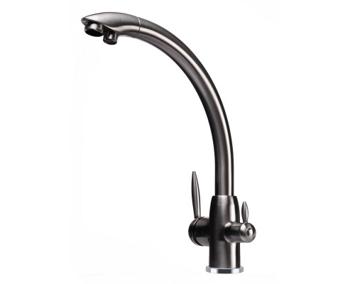 Змішувач для кухні під осмос Globus Lux LAZER GLLR-0777-8-STSTEEL
