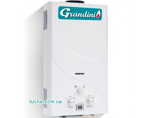 Газова колонка Grandini GWH JSD20 A1 10 л/хв з мідним теплообмінником