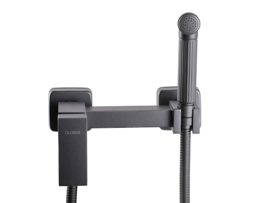 Змішувач гігієнічний Globus Lux Niagara GLN-5-106MIX-Graphite