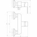 Змішувач для душу Globus Lux Milano GLM-0105N