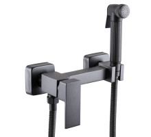 Змішувач гігієнічний Globus Lux Niagara GLN-5-106MIX-Graphite
